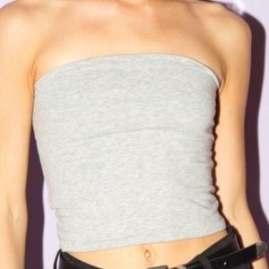 Grey Brandy Melville Tube Top